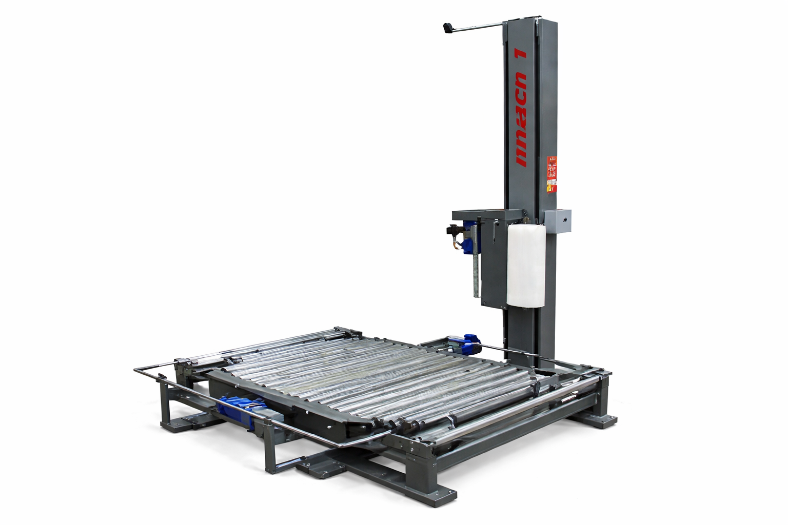 Mach 1 industrial stretch wrappers and pallet packaging machines