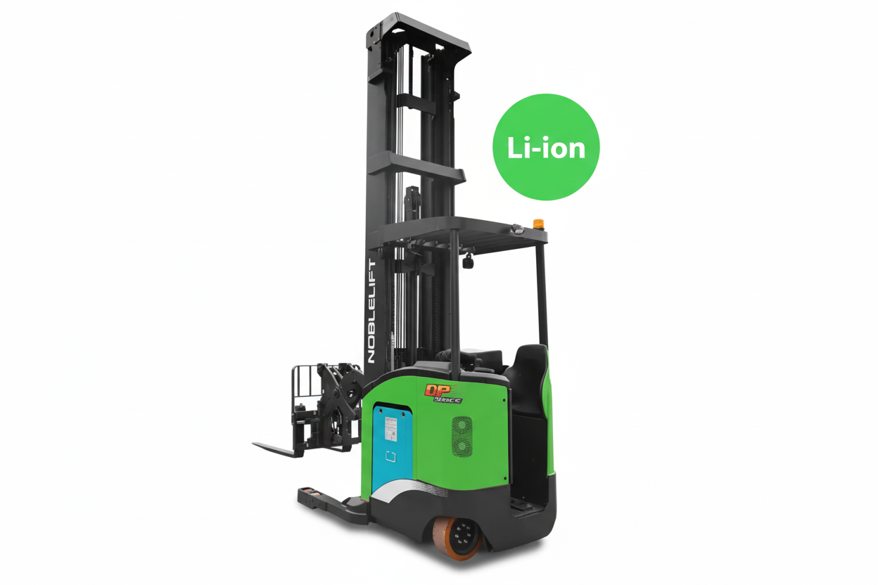 NobleLift reach trucks order pickers and narrow aisle equipment