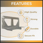 Aluminum hand truck nose plate in use moving boxes in warehouse