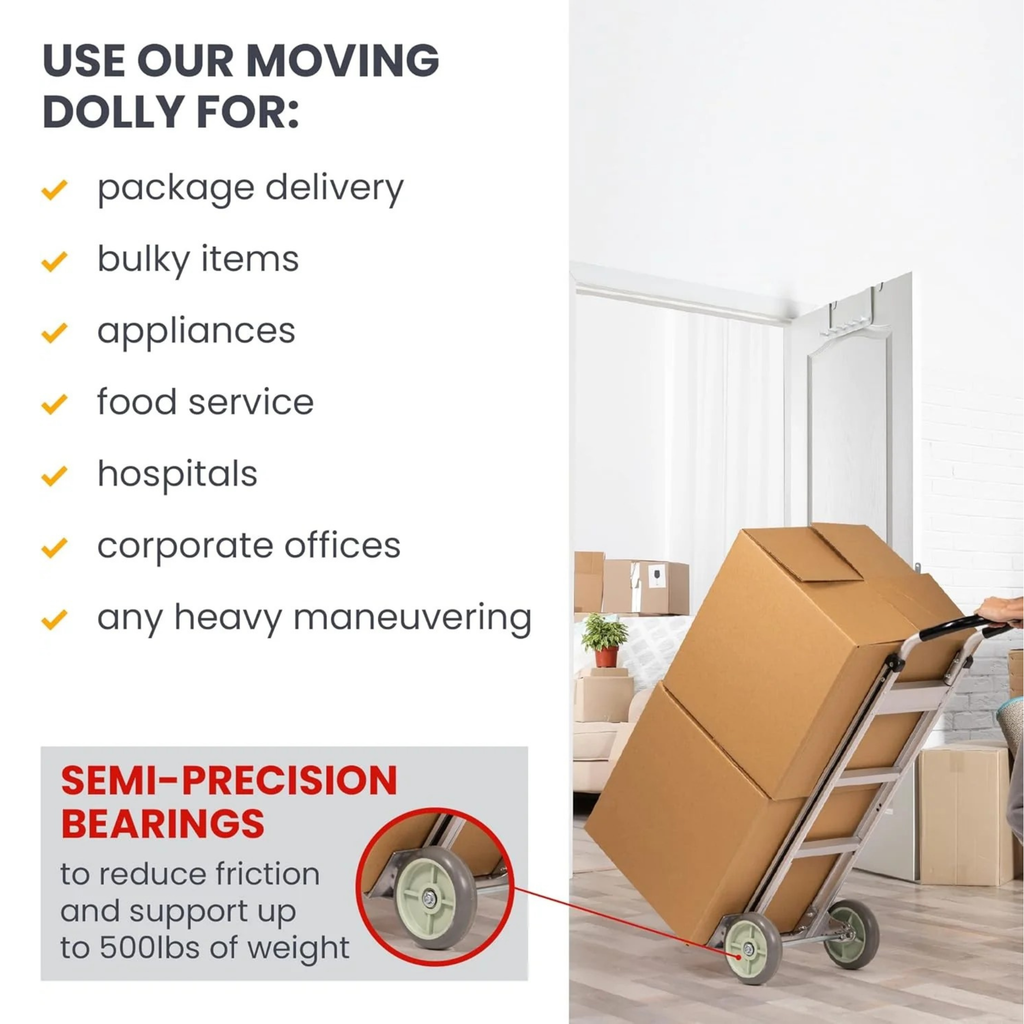 Aluminum horizontal loop handle rated for 500 lb capacity