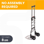 Colapsa Cart personal foldable hand truck in use carrying groceries and bags