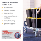 Junior convertible aluminum hand truck frame and handle construction detail