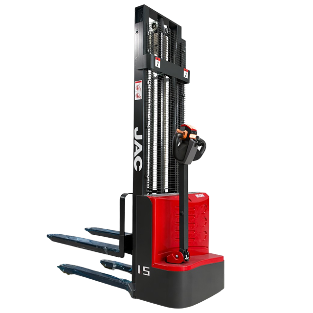 JAC CDD15 3,300 lb walkie electric pallet stacker