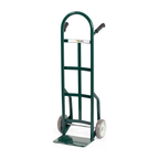 HaulPro steel hand truck dark green 8 inch wheels loop handle dual grip 2-wheel